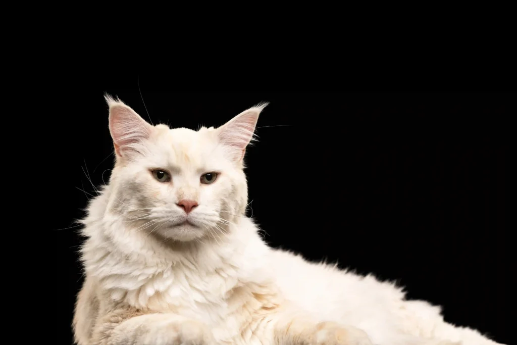 White Maine Coon Cats